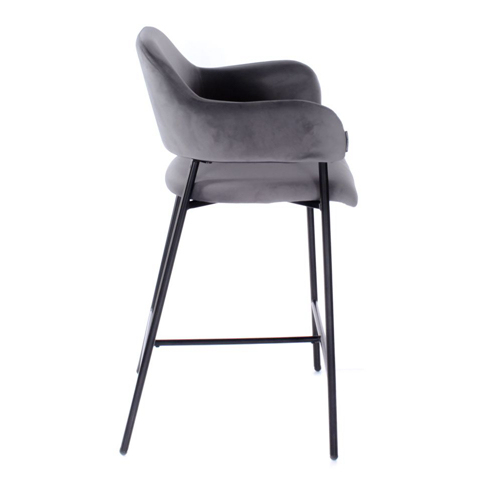 Modern Velvet Barstool