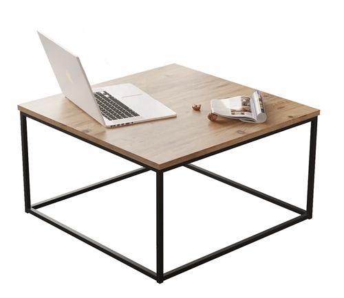 Wood and Metal Coffee Table