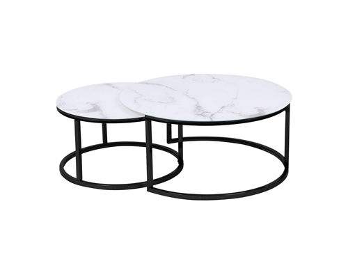 Marble Glass Coffee Table