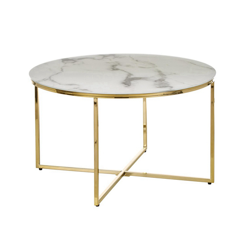White Marble Coffee Table