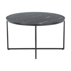 Black Round Coffee Table