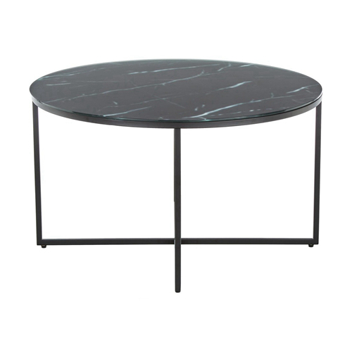 Black Round Coffee Table