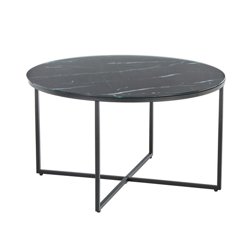 Black Round Coffee Table