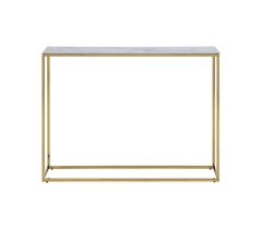 Glass Marble Console Table