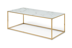 Faux Marble Coffee Table