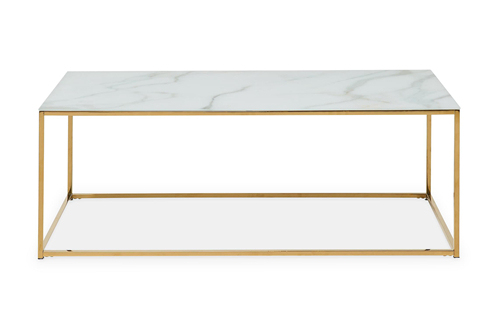 Faux Marble Coffee Table