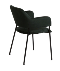 Velvet Dining chair with Armrest