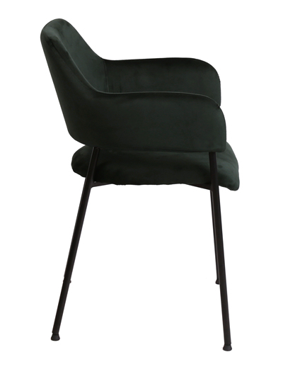 Velvet Dining chair with Armrest