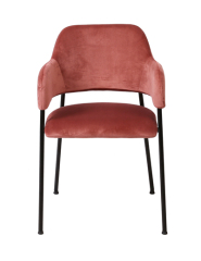 velvet upholstered Arm chair