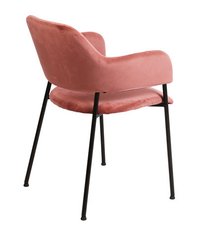 velvet upholstered Arm chair