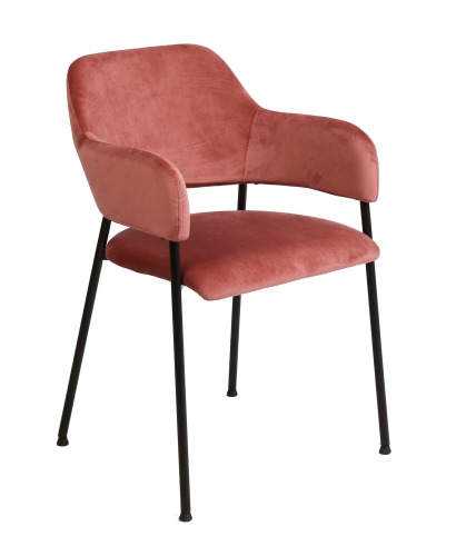 velvet upholstered Arm chair