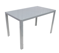 Black Glass Dining Table