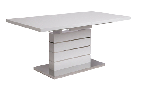 White Extending Dining Table