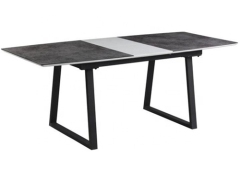 Extendable Dining Table with Chrome Legs