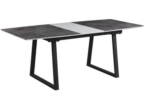 Extendable Dining Table with Chrome Legs