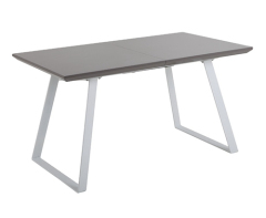 Extendable Dining Table with Chrome Legs