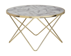 Gold Marble Coffee Table