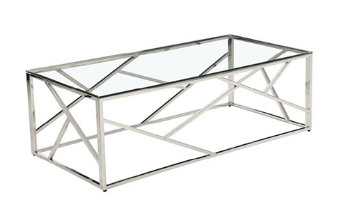 Brushed Stainless Coffee Table