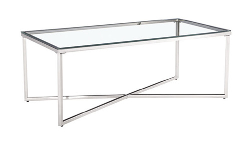Clear Glass Rectangle Coffee Table