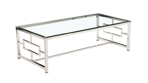 Clear Glass Accent Table