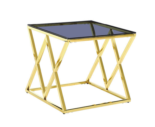 Small Gold Side Table