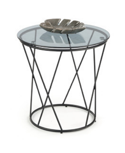 Gray Tempered Glass Coffee Table