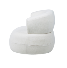 White Teddy Accent Chair