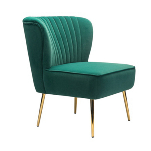 Green Velvet Side Chair