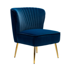 Green Velvet Side Chair