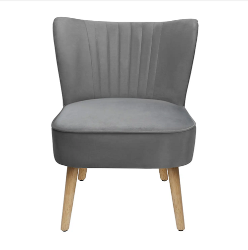 Wood Legs Accent Chair