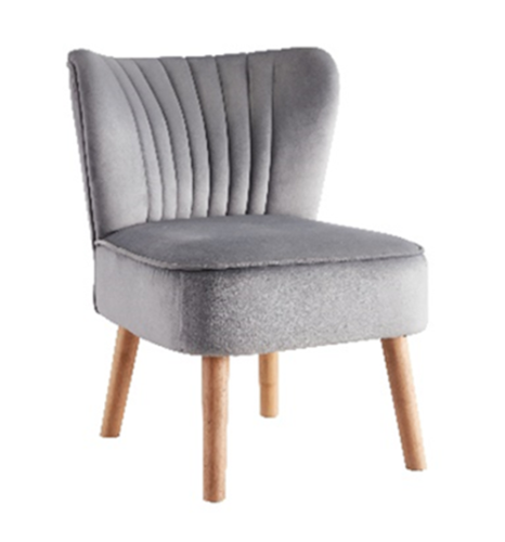 Wood Legs Accent Chair
