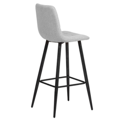 Grey Bar Stools With Backs