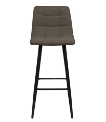 Brown Fabric Counter Stool
