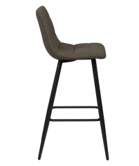 Brown Fabric Counter Stool