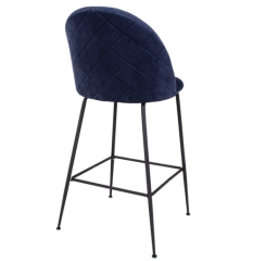 Blue Velvet Counter Stools