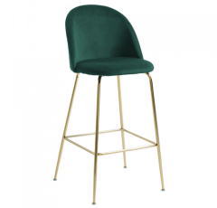 Bar Stool With Gold Legs