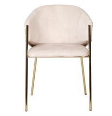 Gold Velvet Dining Chair