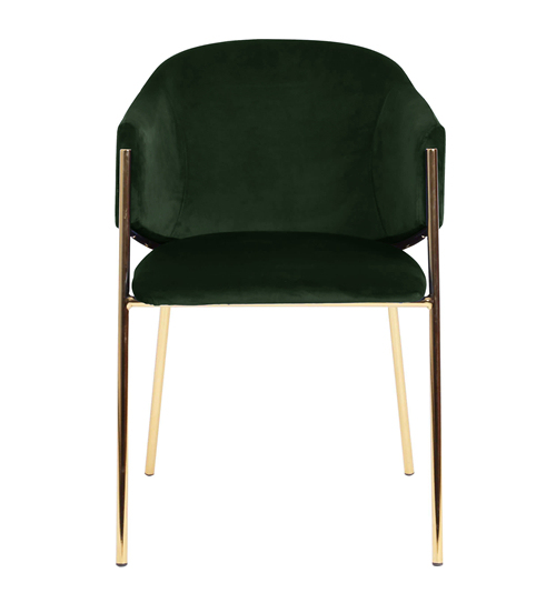 Gold Metal Frame Dining Chair