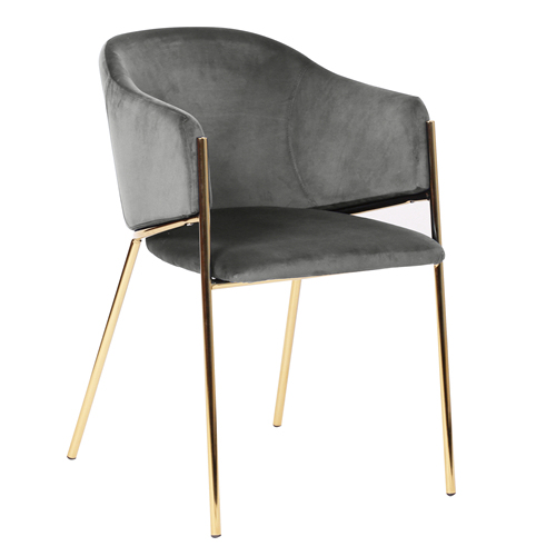 Dining Chair with Gold Legs