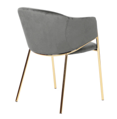 Dining Chair with Gold Legs