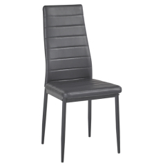 Black Pu Dining Chair