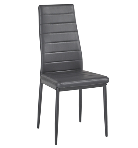 Black Pu Dining Chair