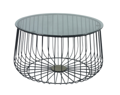 Black Coffee Table Set of 2