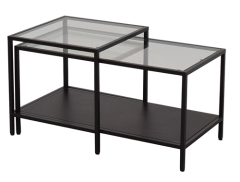 Glass Nesting Coffee Table