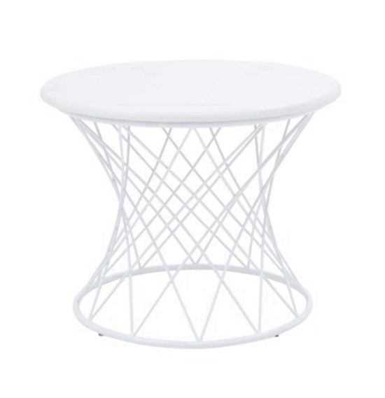 White Modern Side Table