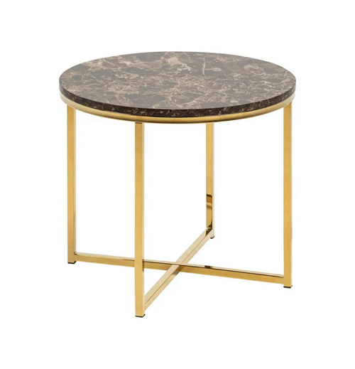 Marble Top End Table