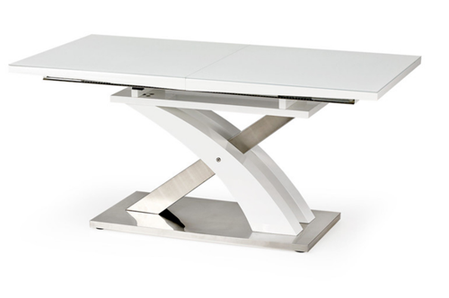 Glass Top Extendable Dining Table