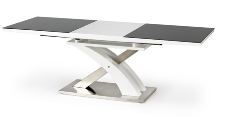 Glass Top Extendable Dining Table