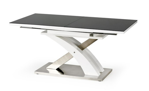 Glass Top Extendable Dining Table