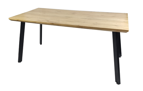 Oak Veneer Rectangle Dining Table